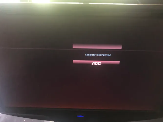 Monitor com tela piscando