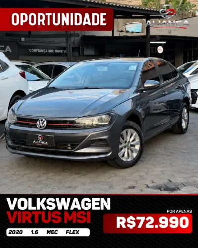 Volkswagen Virtus 1.6 MSI Flex 16V 5P Mec. 2020