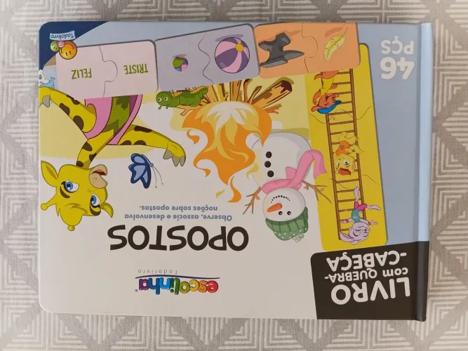 LIVRO QUEBRA-CABEÇA Ensinando os Opostos.