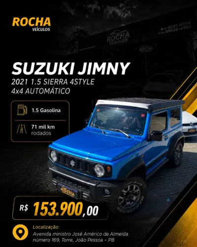 Suzuki Jimny Sierra 4style 1.5 16V AUT 2021