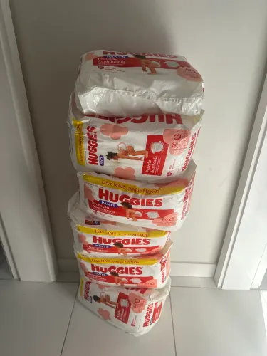 Fralda Huggies pants Proteção acolchoada TAM G 60 und