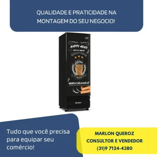 Cervejeira 560 Litros Porta Cega Imbera