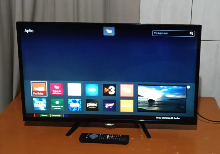 VENDO TV SMART AOC 32' COM WIFI INTEGRADO 