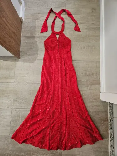 Vestido de festa vermelho