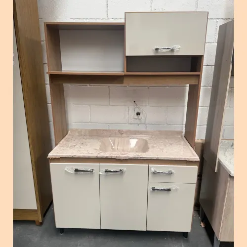 Cozinha compacta com tampo - entrego 