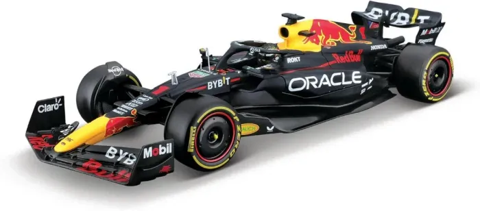 Miniatura F1 1/24 Red Bull RB19 2023 - Max Verstappen - Nova / Lacrada - Bburago