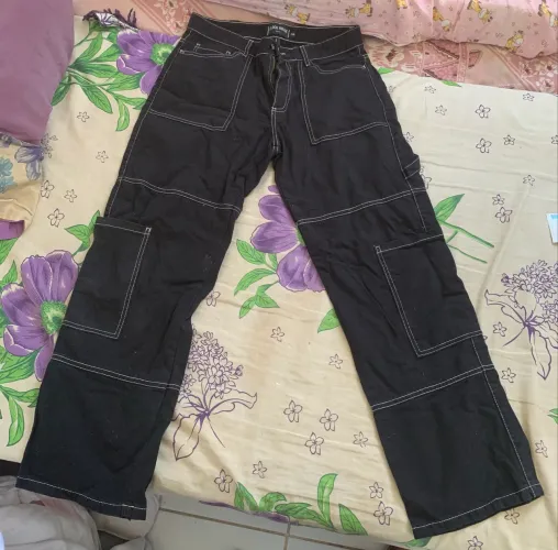 CALÇA MASCULINA CLOCK HOUSE JEANS BAGGY RETA