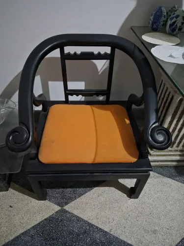 Cadeiras madeira maciça década de 70