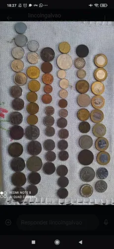  Moedas Antigas Nacionais e Estrangeiras 71 