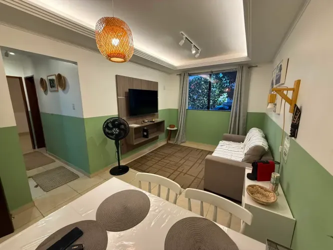 PARQUE DOS RIO II, 2 QTOS, ALUGO MOBILIADO COM IPTU INCLUSO .