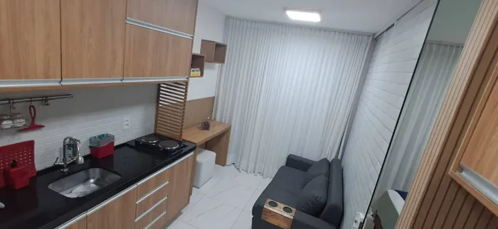 Apartamento QUARTO E SALA Mobiliado no Smart Itapuã - 24m²