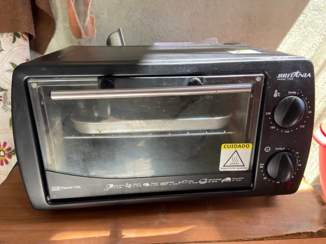 Forno Elétrico Britânia 10 Litros Preto 110V