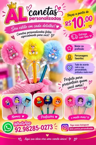 Vedo Canetas personalizadas 92. * 