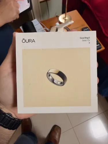 Oura Ring 5 (Gen 5) Tamanho 8 - Novo, Nunca Usado