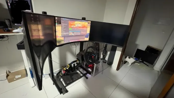Setup completo de cockpit sim racing / simulador de corrida