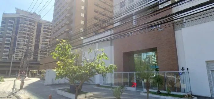 Apartamento Enseada Suá, 1 quarto, Varanda, Mobiliado.