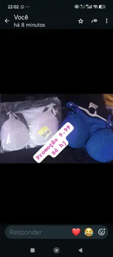 Kit Sutiã e Calsinha 2 pçs 10.00