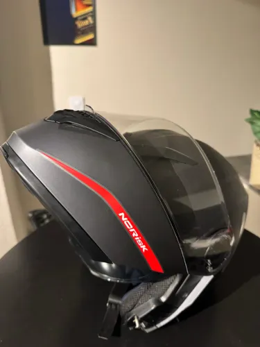 Capacete para motociclista como novo 