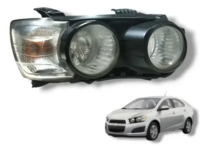 Farol Chevrolet Sonic 2012 A 2014 Direito Com Detalhes Direito/passageiro