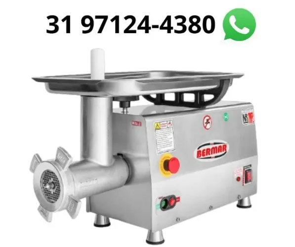 Moedor de Carne Boca 22 Bermar Inox