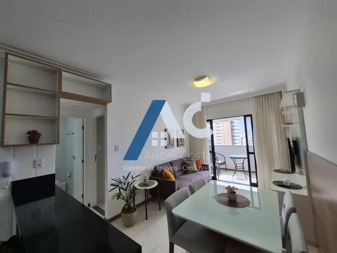 APARTAMENTO PARA LOCAÇÃO NA PITUBA | 1/4 | 50M² | MOBILIADO | NASCENTE | 2 VAGA