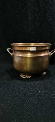 Cachepot Vintage em Latão - Estilo Caldeirão