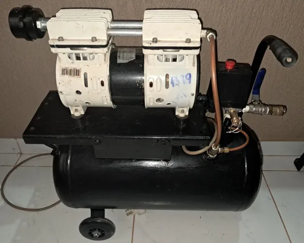 Compressor 25l sem óleo
