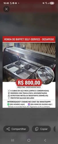 VENDE-SE BUFFET 