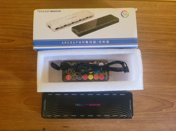 Controladora ARGB & PWM TEUCER - Suporta até 10 Fans (Novo)