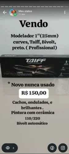 Modelador curves Taiff profissional ( Novo)