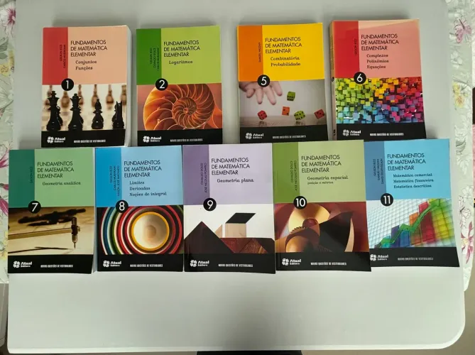 Coleção Fundamentos da Matemática Elementar (exceto vol. 3 e 4)