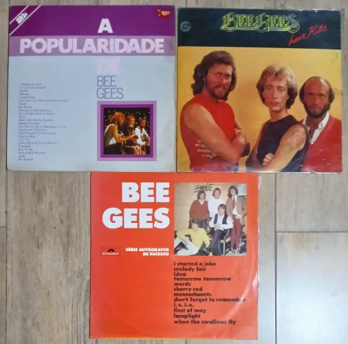 3 Discos de Vinil Bee Gees - Excelentes