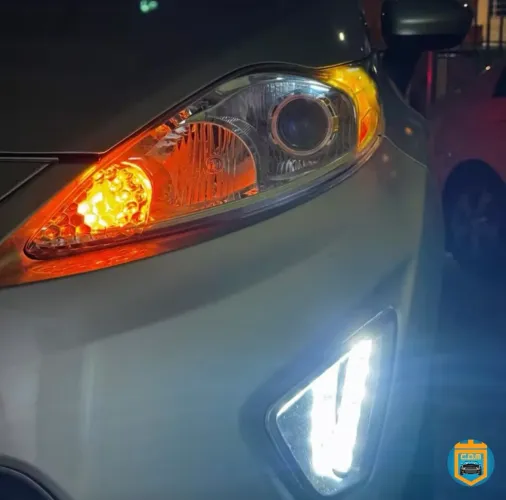 Barras de LED Auxiliar DRL Seta Dinâmica