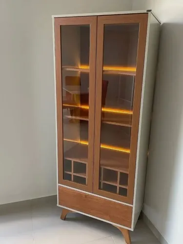 Cristaleira LED /NOVO/FRETE GRÁTIS BH + MONTAGEM 100% MDF