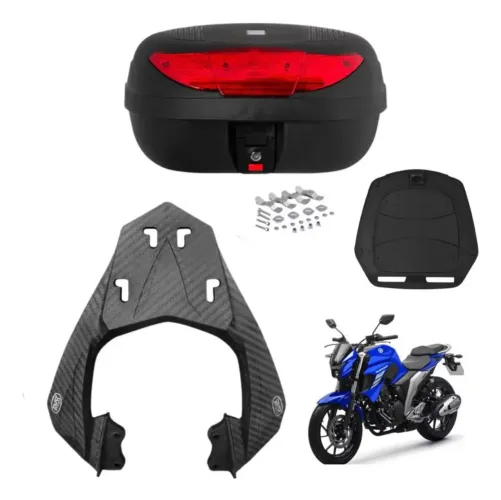 Vendo bagageiro suporte baú Scan para Yamaha fazer Fz 250