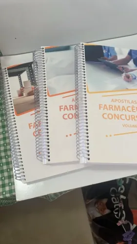 Livros Apostilas do Farmacêutico Concurseiro - Editora Sanar - Volume 1,2 e 3 