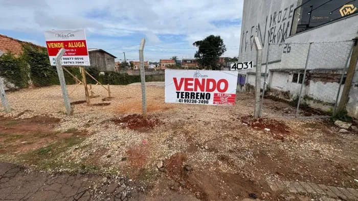 Terreno para venda com 594 metros quadrados em São Loureço/ Barreirinha - Curitiba - PR