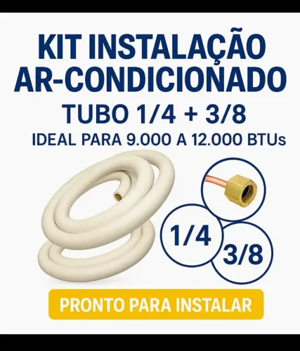 Kit instalação ar condicionado 