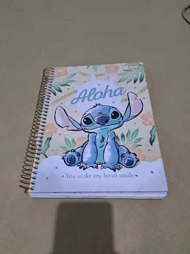 Caderno Stitch 15 matérias