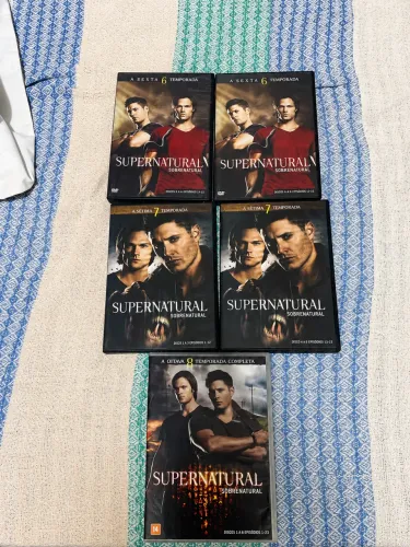 Coleção dvds originais supernatural 