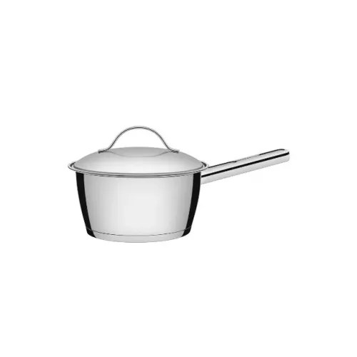 Panela Tramontina Allegra em Aço Inox com Fundo Triplo 16 cm 1,5 L NOVA