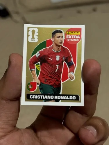Gold sticker Cristiano Ronaldo 
