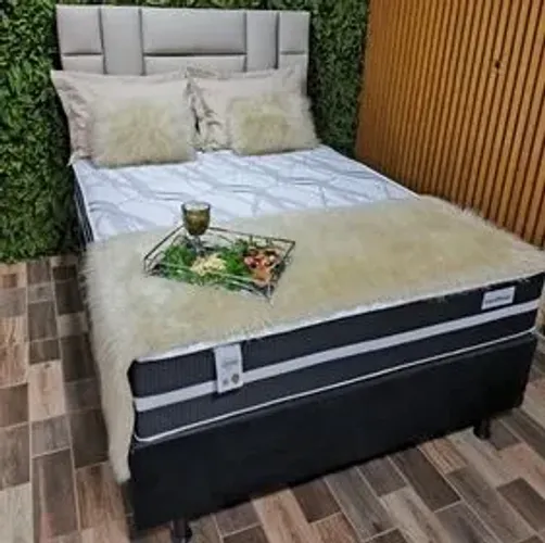 Cama Box Solteirão 1,08x198x25cm - (Oferta)!