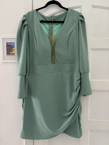 VESTIDO BRILHO VERDE KAUSANDO GG