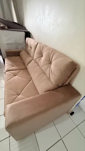 *VENDO SOFÁ 3 LUGARES NOVO