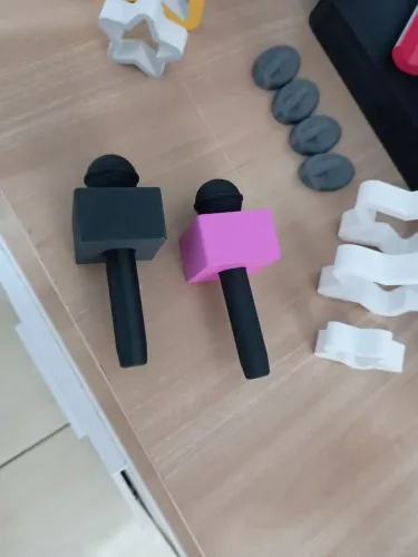 Microfone 3D para blogueiro 
