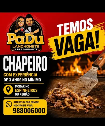 Vaga de chapeiro