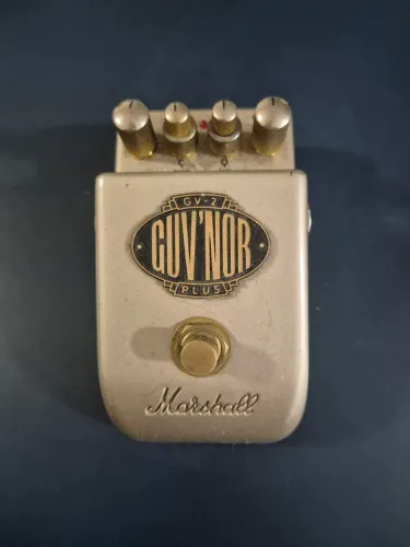 Pedal Marshall Guv'nor Plus GV-2 Original - Timbre Marshall Clássico - Pedal de Guitarra