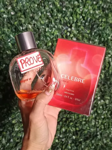 Perfume celebre agora feminino O Boticário