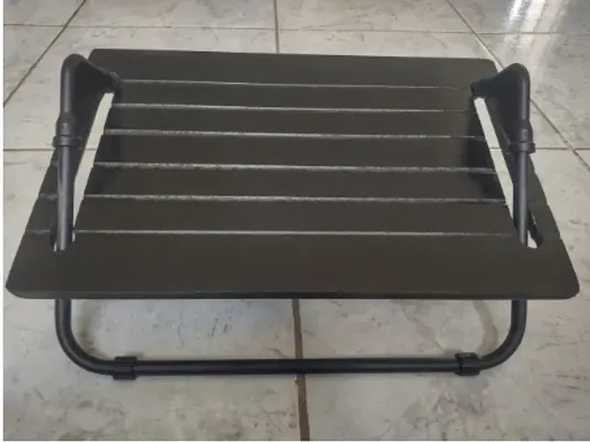 APOIO DE PÉ - ERGONÔMICO (PRETO)